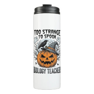 Bouteilles Isothermes Chemise de professeur de biologie Halloween Citrou