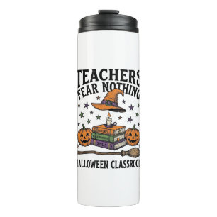 Bouteilles Isothermes Chemise de professeur Halloween avec livres de sor