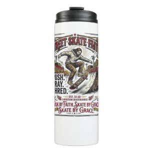Bouteilles Isothermes Chemise de skate longboard Jésus chrétien