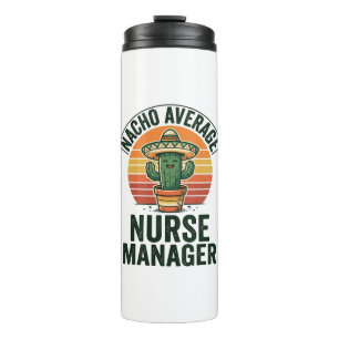 Bouteilles Isothermes Chemise drôle de cactus Nacho Average Nurse Manage