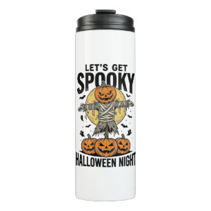 Bouteilles Isothermes Chemise Épouvantail Citrouille Graphique Halloween