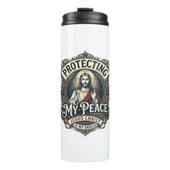 Bouteilles Isothermes Chemise Jésus Respect de soi Limites Foi (Devant)