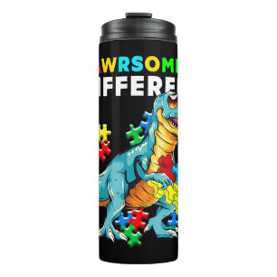 Bouteilles Isothermes Chemise Rawrsomement Différent Dinosaur Dino Autis