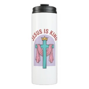 Bouteilles Isothermes Chemise Vintage Christian T-Shir Jésus Est Roi Cou