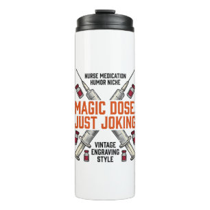 Bouteilles Isothermes Chemise vintage dose de sorcière humour infirmière