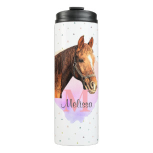Bouteilles Isothermes Cheval Equestrié animal Monogramme Motif