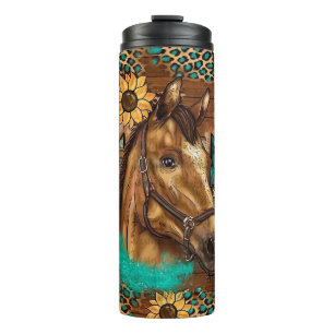Bouteilles Isothermes Cheval et tournesol