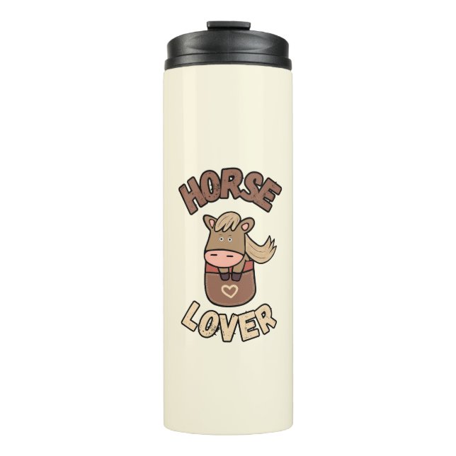 Bouteilles Isothermes Cheval mignon (Devant)