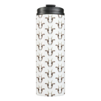 Bouteilles Isothermes Chèvres grises et blanches sur cordonnier