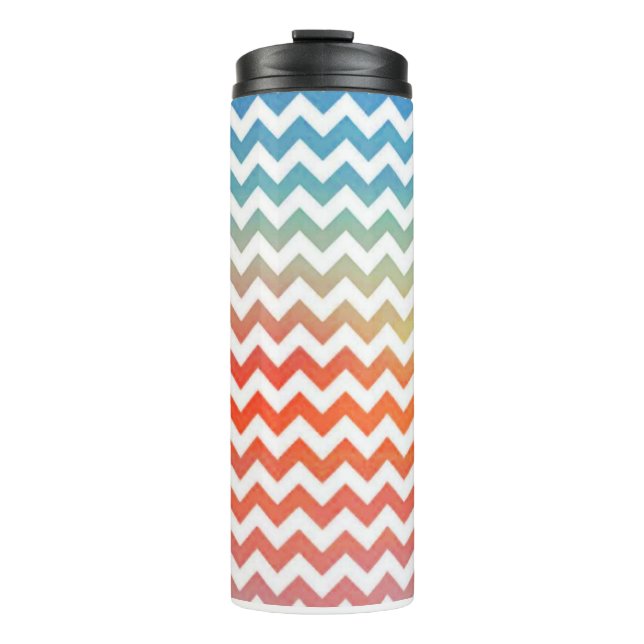 Bouteilles Isothermes Chevron pastel (Devant)