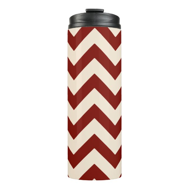 Bouteilles Isothermes Chevron Rouge de Grange (Devant)