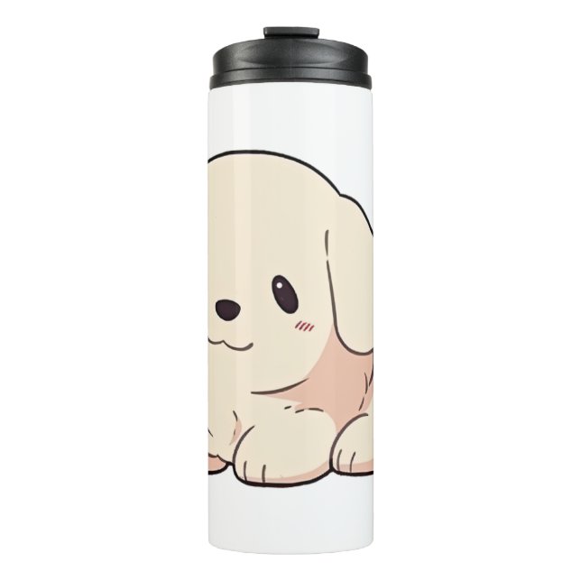 Bouteilles Isothermes Chibi Golden Retriever (Devant)