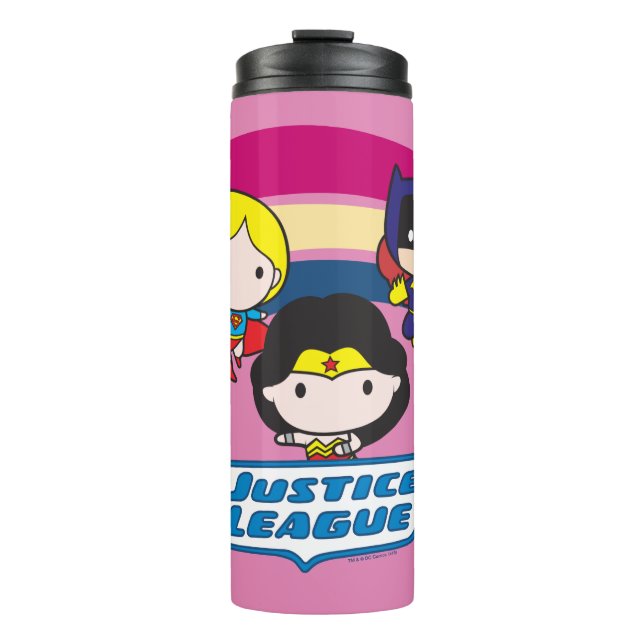 Bouteilles Isothermes Chibi Justice League Rainbow (Devant)