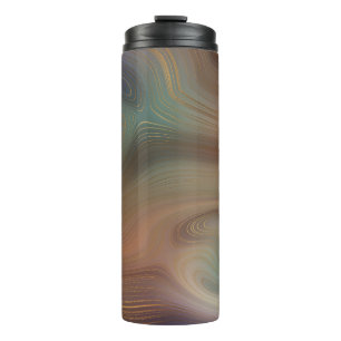 Bouteilles Isothermes Chic Earthy   Agate en pierre de cuivre naturel