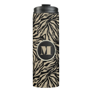 Bouteilles Isothermes Chic Monogramme Zebra Print