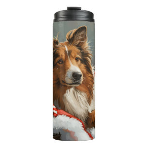 Bouteilles Isothermes Chien Colley Rough Noël Fêtard