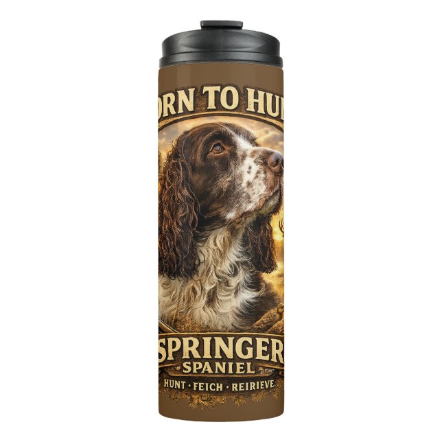Bouteilles Isothermes Chien de chasse Springer Spaniel Anglais (Devant)