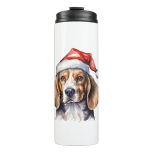 Bouteilles Isothermes Chien de Noël beagle
