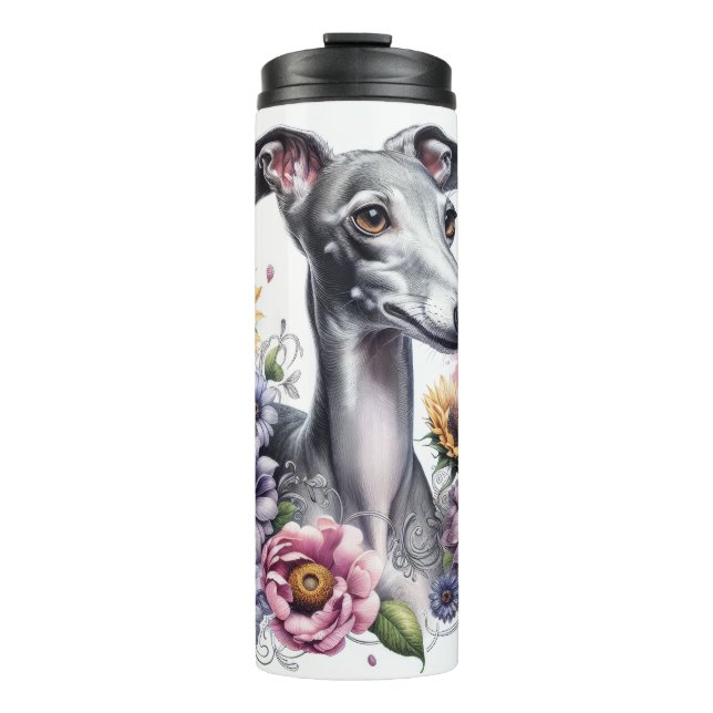 Bouteilles Isothermes Chien gris italien de Beautilul (Devant)