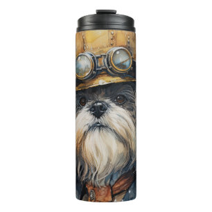 Bouteilles Isothermes Chien Lhasa Apso Steampunk
