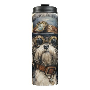 Bouteilles Isothermes Chien Lhasa Apso Steampunk