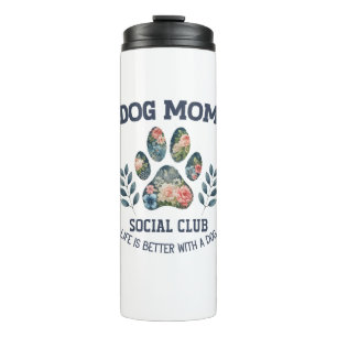 Bouteilles Isothermes Chien Maman Paw Floral