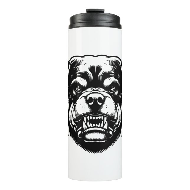 Bouteilles Isothermes Chien Rottweiler  (Devant)