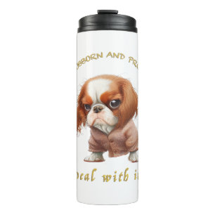 Bouteilles Isothermes Chien Têtu Devoir Avec Elle Mignonne Adorable Drôl
