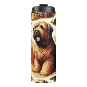 Bouteilles Isothermes Chien vintage Briard sans soudure