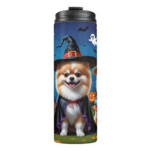Bouteilles Isothermes Chiens de Poméranie Citrouille Halloween Funny