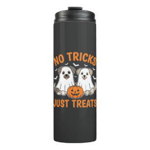 Bouteilles Isothermes Chiens fantômes d'Halloween Pas de tours juste des