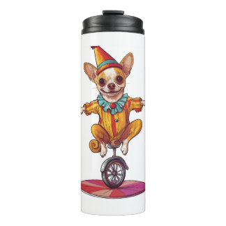 Bouteilles Isothermes Chihuahua clown - Chien de cirque amusant