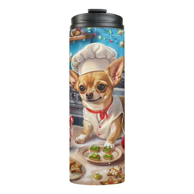 Bouteilles Isothermes Chihuahua Gîtes de vacances : Noël festif (Devant)