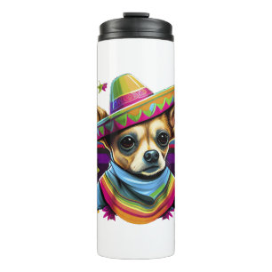 Bouteilles Isothermes Chihuahua Mexique Cinco de Mayo Funny Chien