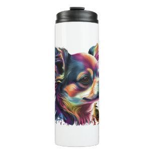Bouteilles Isothermes Chihuahua peinture Abstraite couleur mignonne chie