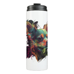 Bouteilles Isothermes Chihuahua peinture Abstraite couleur mignonne chie