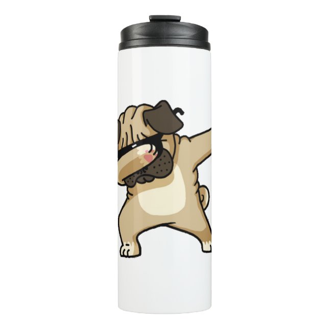 Bouteilles Isothermes Chiot de Carlin de Dabbing (Devant)