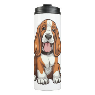 Bouteilles Isothermes Chiot Kawaii Basset