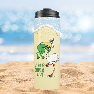Bouteilles Isothermes Chocs de grenouille Oiseau Motivationnel Tumbler t