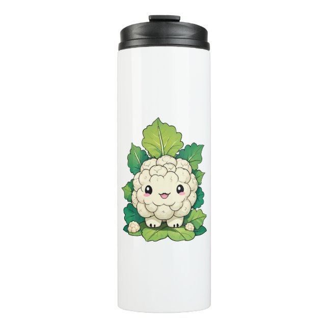 Bouteilles Isothermes Chou-fleur Kawaii (Devant)