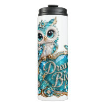 Chouette de cristal turquoise Rêve grand Design de