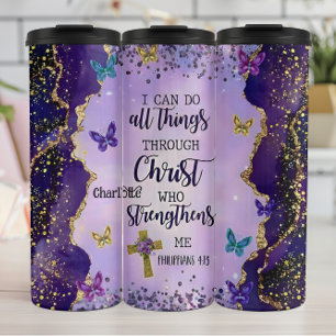 Bouteilles Isothermes Christ renforce : Papillons & Or