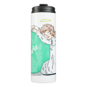 Bouteilles Isothermes Christmas Angel nom personnalisé tumbler