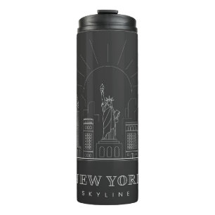 Bouteilles Isothermes Ciel de New York Thermal Tumbler