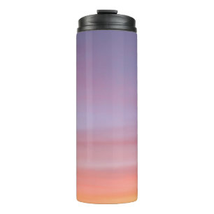 Bouteilles Isothermes Ciel nuageux rose, jaune et violet