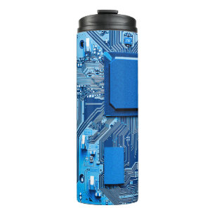 Bouteilles Isothermes circuit électronique fermer. circuit, carte, s