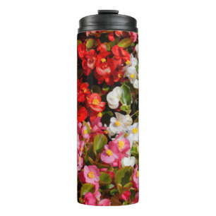 Bouteilles Isothermes Cire colorée Begonias