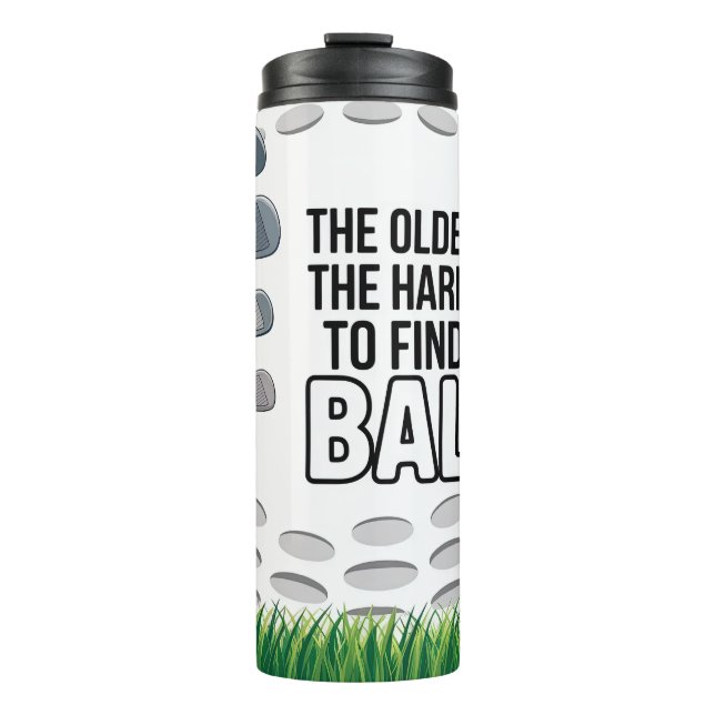 Bouteilles Isothermes Citation de golf amusante (Devant)