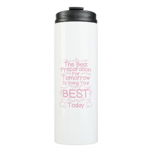 Bouteilles Isothermes Citation Pour Filles Motivationnelles - Faites Vot (Devant)