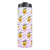 Citron d'été dessiné à la main en style cartoon av